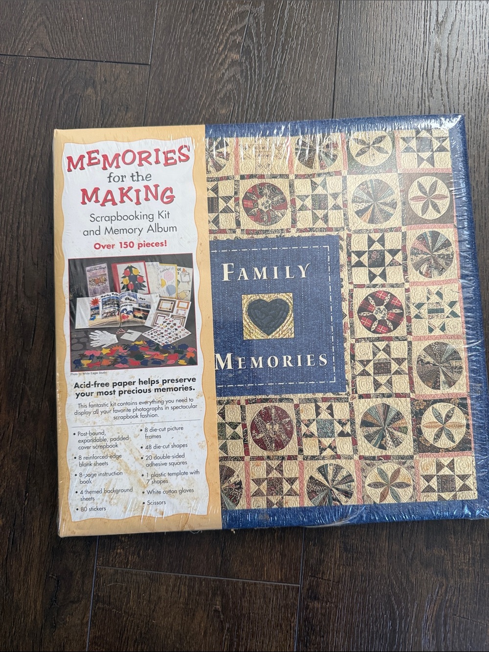 Family Memories Scrapbooking Kit - Quilt Cover scrapbook - Quilt Design / New